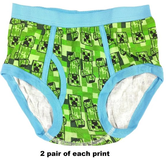 Handcraft Accessories Boys Minecraft Underwear 0 Cotton Briefs